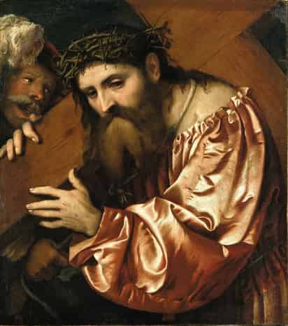 'Cristo llevando la cruz' de Romanino. EFE