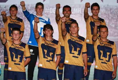 Pumas presentó el uniforme que utilizará a partir del torneo Apertura 2012 de la Liga MX. (JamMedia)