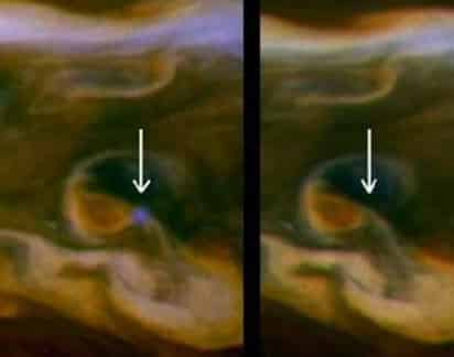 La tormenta se produjo el pasado el 6 de marzo de 2011, de acuerdo con la NASA.