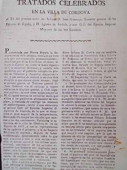 Versión impresa de los Tratados de Córdoba del Archivo General de la Nación. INTERNET