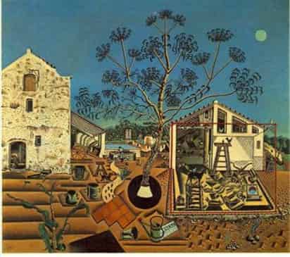 Utilizando personajes reales como el sol, la mujer y los animales del campo, en la obra se hace un llamado a lo irracional en el que, como decía Miró, ‘cada una de las formas, cada color, deriva de un trozo de realidad’, pero pintado de formas que hacen volar la mente y rompen con las visiones tradicionales. INTERNET