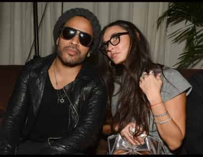 Fue captada con Lenny Kravitz. (TMZ)