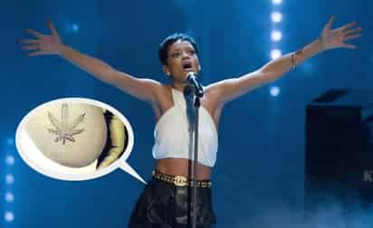 La imagen que publicó la cantante Rihanna resultó ser del cuerpo de la actriz porno Christy Mack y el tatuaje habría sido añadida digitalmente.