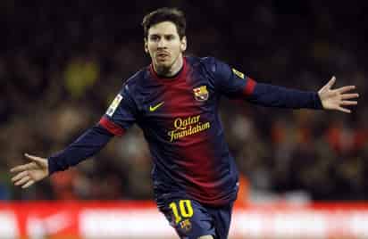 El jugador del Barcelona se adjudicó el primer lugar del ranking de los 10 mejores delanteros gracias a sus 25 goles conseguidos durante los pasados 12 meses. ARCHIVO