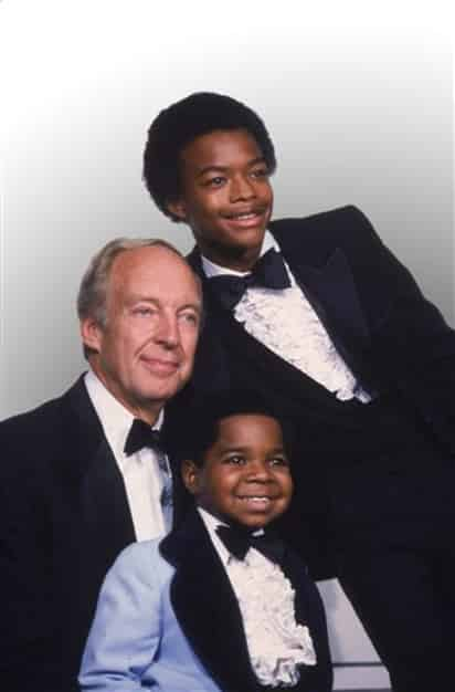 Gary Coleman, Conrad Bain y Todd Bridges eran las estrellas de la serie de televisión 'Blanco y Negro'. (AP)