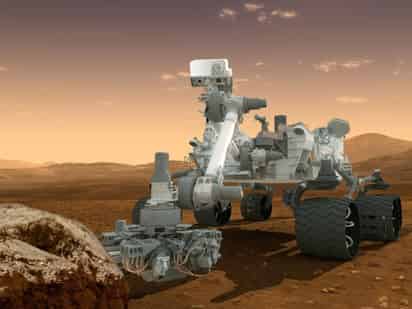 El robot completó la pasada semana su primera perforación en Marte y se dispone a analizar los primeros fragmentos de subsuelo del planeta rojo. ARCHIVO