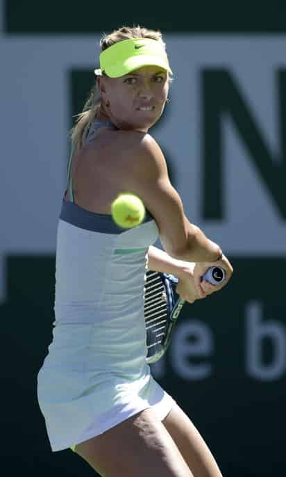 Maria Sharapova sigue sin ceder un solo set en Indian Wells. (EFE)