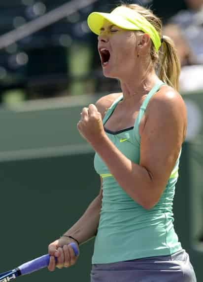 Sharapova eliminó a Sara Errani. (EFE)