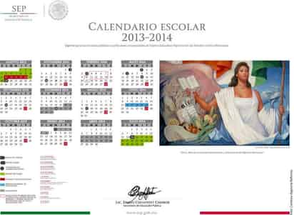 Desaparece. Por primera vez en los últimos 15 años, el calendario escolar no tendrá el logotipo del SNTE.