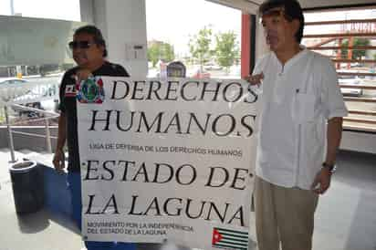 Luchando. Movimiento independiente insiste en la creación del nuevo Estado de La Laguna.