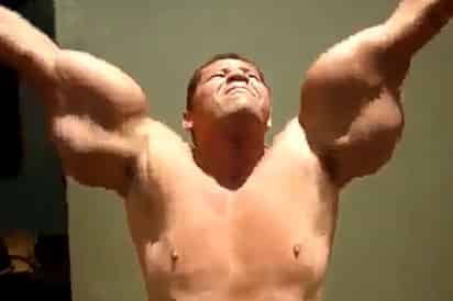 El Synthol es un aceite que en ocasiones es utilizado para incrementar la masa muscular. (YouTube)