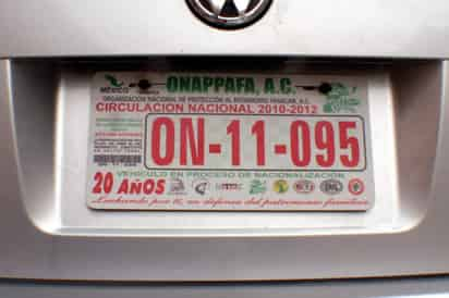 Invitaron a los agremiados de tres organizaciones a realizar su canje de placas con Onappafa. (Archivo)