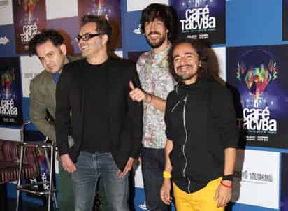 Los integrantes de Café Tacvba se dijeron emocionados de poder estar cerca de sus fieles seguidores. (EL UNIVERSAL)