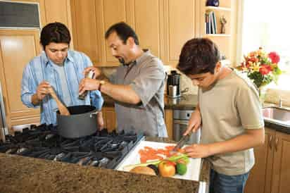 Cocinar en familia