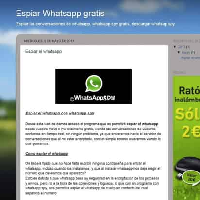 Se trata de un supuesto servicio con el que cualquiera podría llegar a leer conversaciones ajenas, y sólo se trata de otra forma de introducir malware en los dispositivos de los usuarios más ingenuos para robar información. (ARCHIVO)