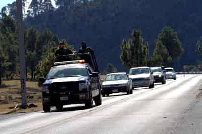 Detenido. En un operativo se logró la captura de ‘El Gafe’, provocando bloqueos de carreteras.