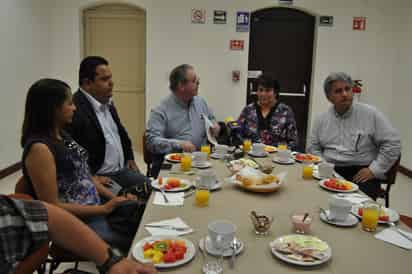 Participación. Presentaron los detalles de la Expo Sandra Casillas, Leopoldo López, Ricardo Burciaga y José Luis Meza. (GUADALUPE MIRANDA)