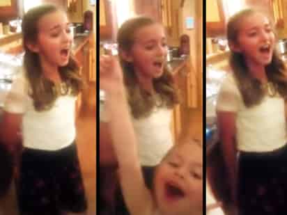 La pequeña ha cautivado con su voz a miles de internautas en todo el mundo. (YOUTUBE)