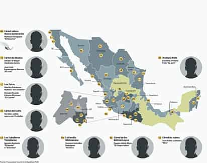 El nuevo mapa del narco