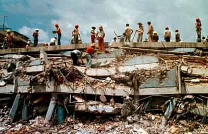 El terremoto del 85 es el más significativo y mortífero en la historia escrita de la nación mexicana. (ARCHIVO)