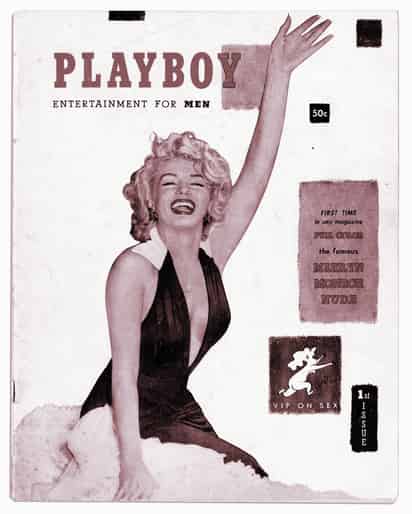 Rompe tabúes. En el primer número de la revista, en 1953, apareció Marilyn Monroe.