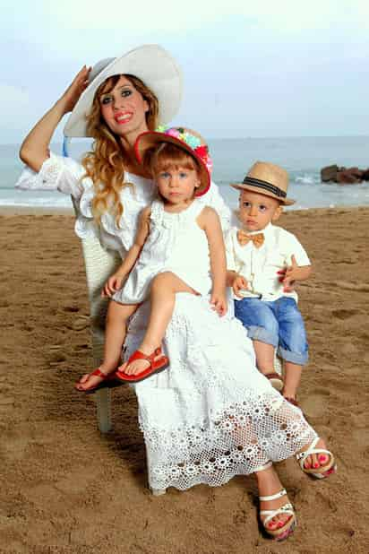 Vacaciones. La cantante italo-mexicana Filippa Giordano disfrutó de la playa de Puerto Vallarta con sus hijos Brando y Lyuma, quienes viven entre Italia y el resto del mundo.