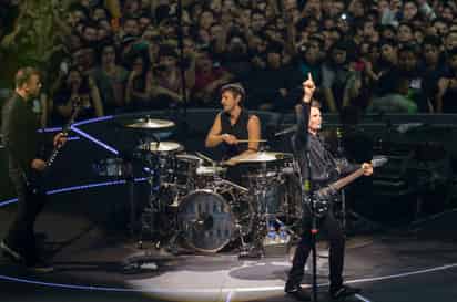 El grupo británico Muse se presentó en el Palacio de los Deportes de la Ciudad de México y después en el Festival Corona Capital. (ARCHIVO)