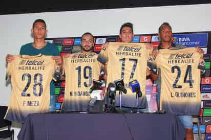 Pumas contrató a cuatro jugadores para el nuevo torneo. Pumas nuevos a refuerzos para Liga MX y Libertadores