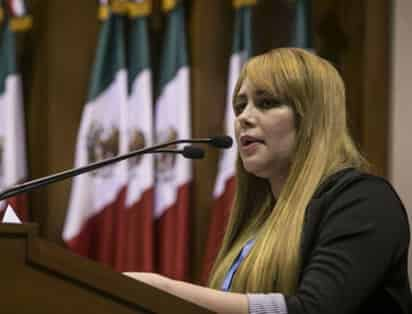 La diputada podría abandonar la SEIDO en las próximas horas bajo las reservas de ley y en caso de que un juez libere la orden de aprehensión, se podría solicitar su desafuero al Congreso de Sinaloa. (TWITTER) 
