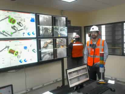 Tecnología. La minera Roble, Unidad Velardeña, cuenta con tecnología de punta para su operación. (CORTESÍA)