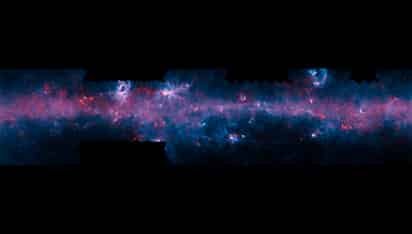 Han concluido el plano galáctico del hemisferio sur más completo que se ha realizado hasta la fecha gracias al APEX, un telescopio de características únicas situado en Atacama. (INTERNET)