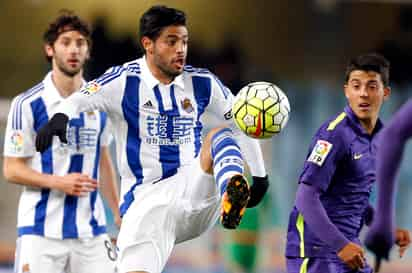 Carlos Vela no ha tenido una buena temporada con la Real Sociedad. (Archivo)