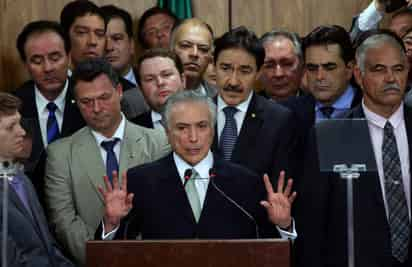 Michel Temer anunció que acometerá reformas destinadas a liberalizar la economía, reducir el peso del Estado y volver a la senda del crecimiento. (EFE)