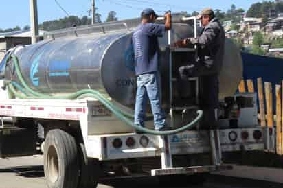 Programa. El agua en pipas sólo se está distribuyendo en tres municipios.