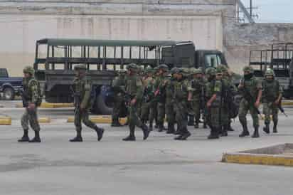 Cambio. Llegan los nuevos 300 elementos militares a Gómez Palacio y Lerdo. 