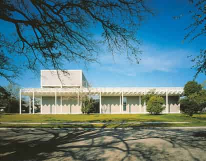 Edi cio de la Menil Collection, Estados Unidos. Foto:Paul Hester