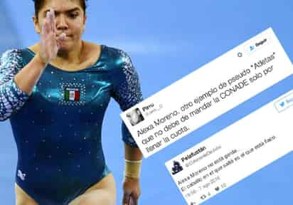 Llueven críticas a gimnasta mexicana