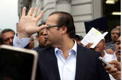 Oculto. Según Miguel Ángel Yunes, Duarte ya salió de Veracruz; Ochoa desconoce su paradero.