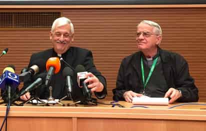 Arturo Sosa, SJ (Izq.), visitó al Papa Francisco. (NOTIMEX)