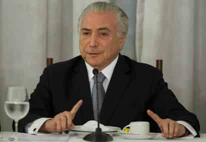 Temer, quien asumió el poder el pasado 31 de agosto después de la destitución de Dilma Rousseff, de quien era vicepresidente, dijo que quería aprovechar la Nochebuena para trasmitir al país 'un mensaje de renovada esperanza'. (ARCHIVO)
 