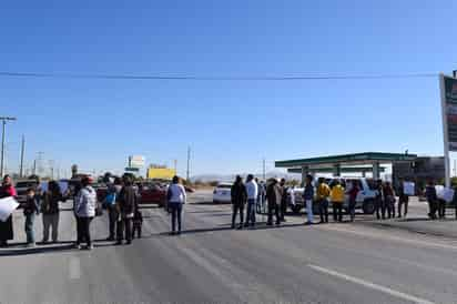 Protesta. Al igual que otros sectores del país, los campesinos protestaron por el incremento a los combustibles. (MARY VÁZQUEZ)