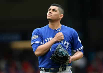 Roberto Osuna tuvo una gran temporada con los Azulejos de Toronto, con quienes logró 36 salvamentos y tuvo 2.68 de efectividad. (Archivo)