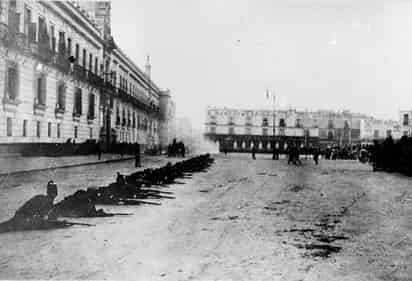 Un grupo de sublevados, liderados por Félix Díaz y Bernardo Reyes, inició lo que hoy se conoce como la Decena Trágica. (ESPECIAL)