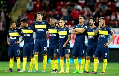 Juan Manuel Insaurralde y Jonathan Silva se hicieron de golpes durante un entrenamiento del Boca. (Archivo)