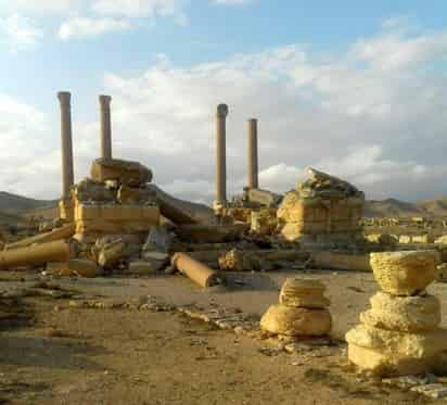 Daño. Los yihadistas dinamitaron los templos de Bel y Bal Shamín, el frente escénico del teatro romano y otros lugares. 