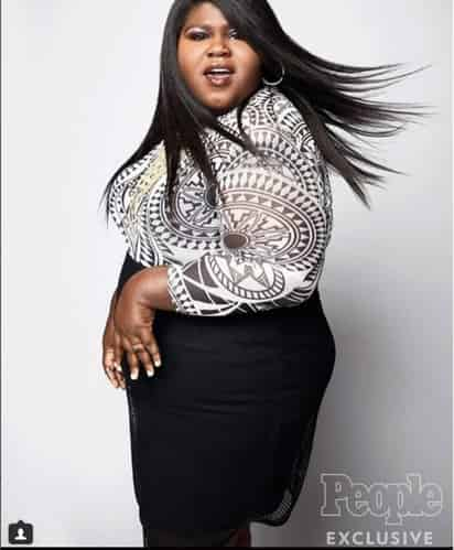 La actriz Gabourey Sidibe relató en un libro su proceso, que incluyó problemas de depresión. (INSTAGRAM)