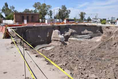 El dictamen indica que la inspección realizada al muro encontrado en las excavaciones, determina que no es un Monumento Histórico. (EL SIGLO DE TORREÓN)