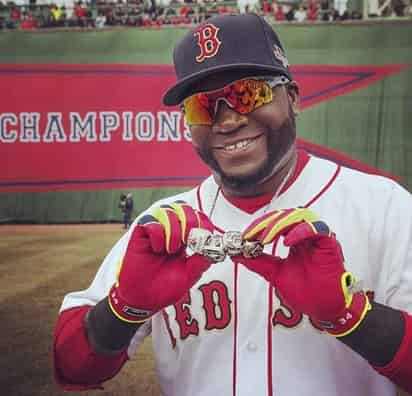 David Ortiz ganó tres Series Mundiales con los Medias Rojas de Boston. (Especial)