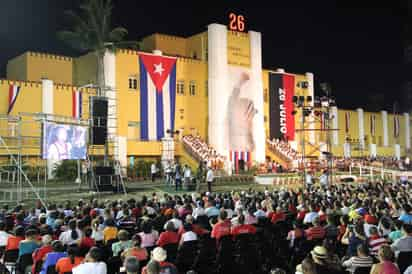 Aniversario del asalto a la base de Moncada en Santiago de Cuba. (ARCHIVO)