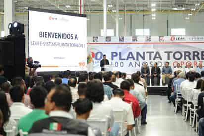 Arneses. Aspectos generales de la inauguración de la planta Lear Corporation en La Laguna. (EL SIGLO DE TORREÓN/RAMÓN SOTOMAYOR)